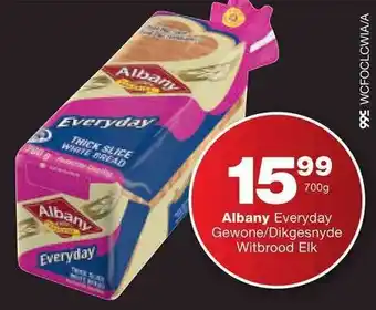 Checkers Albany Everyday Gewone/Dikgesnyde Witbrood Elk offer
