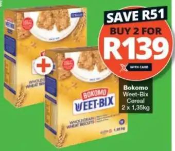 Checkers Bokomo Weet-Bix Cereal offer