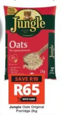 Checkers Jungle Oats Original Porridge 2kg offer