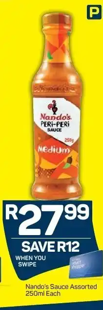 Pick n Pay Nando's Sauce Assorted 250ml offer