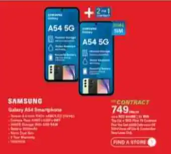 Incredible Connection SAMSUNG Galaxy A54 Smartphone offer