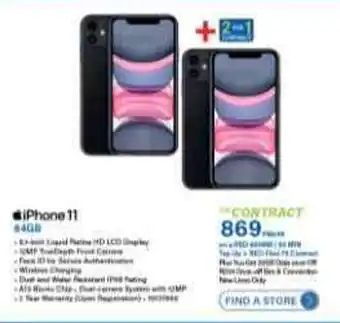 Incredible Connection iPhone 11 64GB offer