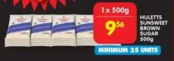 Shoprite HULETTS SUNSWEET BROWN SUGAR 500g offer