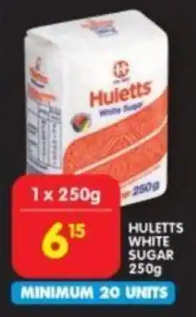 Shoprite HULETTS WHITE SUGAR 250g offer