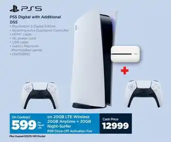 HiFi Corp PS5 Digital with Additional DS5 offer