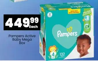 Super Save Pampers Active Baby Mega Box offer