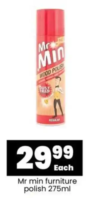 Super Save Mr min furniture polish 275ml offer