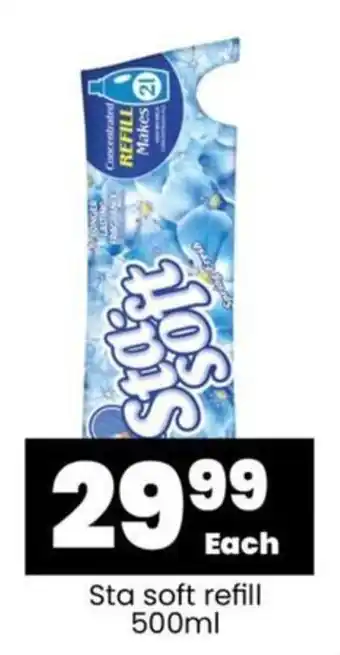Super Save Sta soft refill 500ml offer