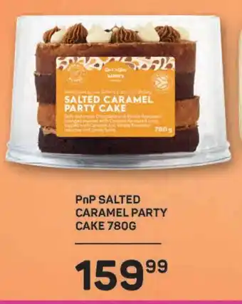 Pick n Pay PnP SALTED CARAMEL PARTY CAKE 780G offer