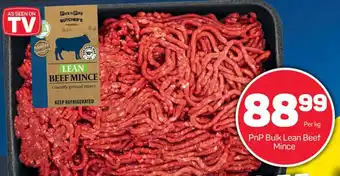 Pick n Pay PnP Bulk Lean Beef Mince offer
