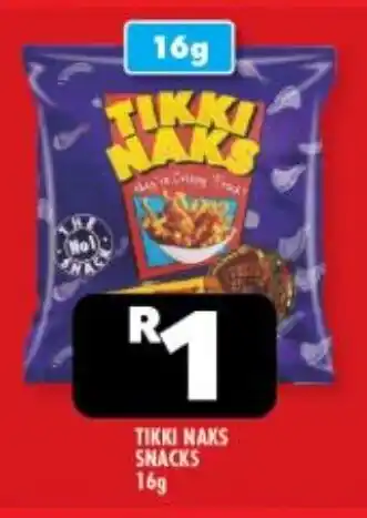 TIKKI NAKS SNACKS 16g