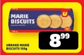 Usave UBRAND MARIE BISCUITS 150g offer