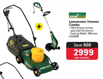 Makro TRIMTECH Lawnmower Trimmer Combo offer