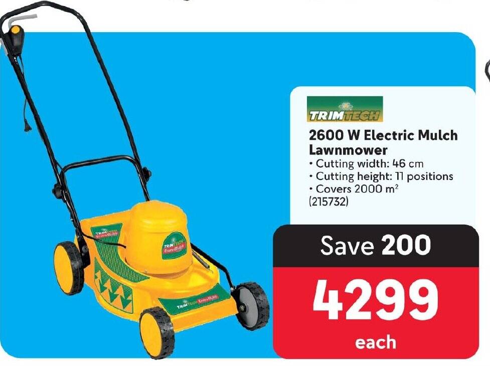 Petrol lawn mower discount for sale makro