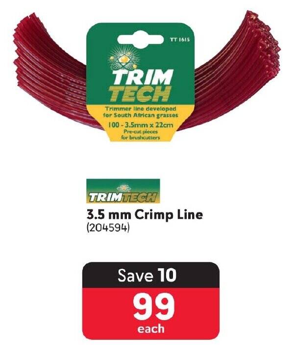 TRIMTECH 3.5 mm Crimp Line offer at Makro