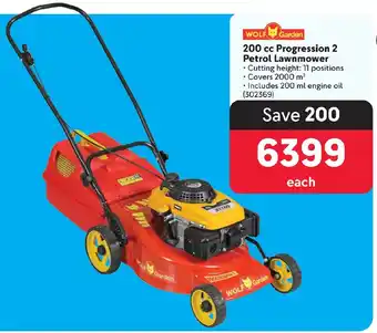 WOLF Garden 200 cc Progression 2 Petrol Lawnmower