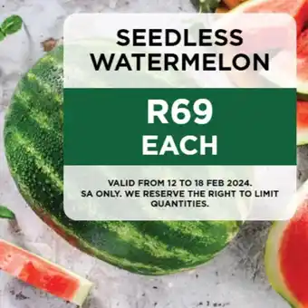 Food Lover's Market SEEDLESS WATERMELON offer