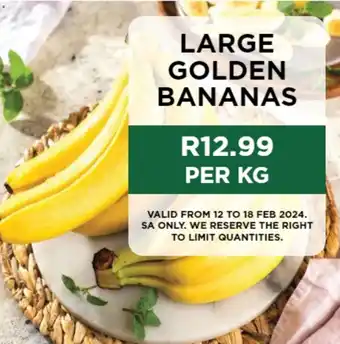 Food Lover's Market LARGE GOLDEN BANANAS offer