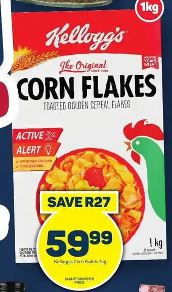 Pick n Pay Hypermarket Kellogg's Corn Flakes 1kg offer