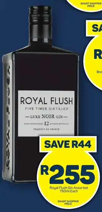 Pick n Pay Hypermarket Royal Flush Gin Assorted 750ml Each offer