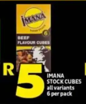 Shoprite IMANA STOCK CUBES all variants 6 per pack offer