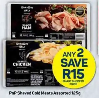 Pick n Pay PnP Shaved Cold Meats Assorted 125g offer