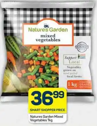 Pick n Pay Natures Garden Mixed Vegetables 1kg offer