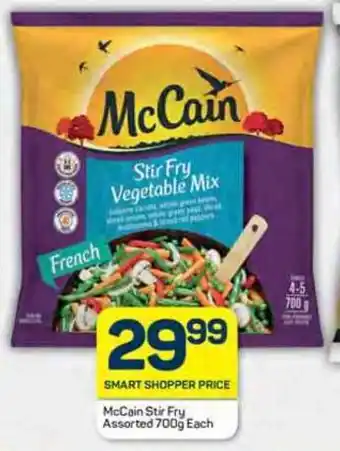 Pick n Pay McCain Stir Fry Assorted 700g Each offer