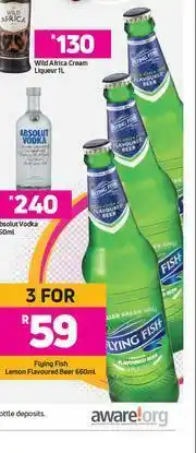 Game Flying Fish Lemon Flavoured Beer-For 3 x 660ml offer