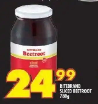 Shoprite RITEBRAND SLICED BEETROOT 780g offer