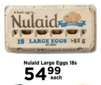 Food Lover's Market Nulaid Large Eggs 18s offer