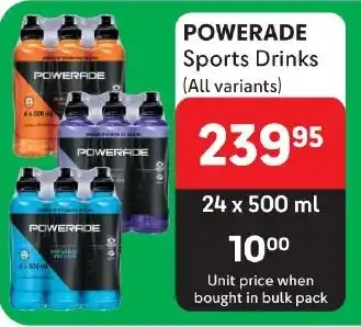 Makro POWERADE Sports Drinks (All variants) offer