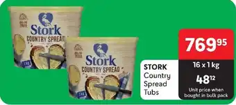 Makro STORK Country Spread Tubs offer