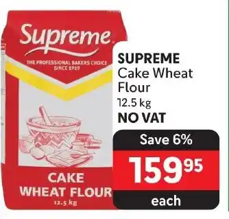 SUPREME Cake Wheat Flour 12.5kg