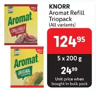 Makro KNORR Aromat Refill Triopack (All variants) offer