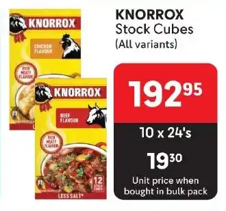 Makro KNORROX Stock Cubes (All variants) offer