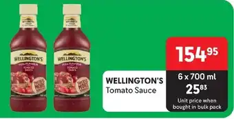 Makro WELLINGTON'S Tomato Sauce offer
