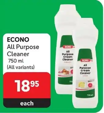 Makro ECONO All Purpose Cleaner 750ml (All variants) offer