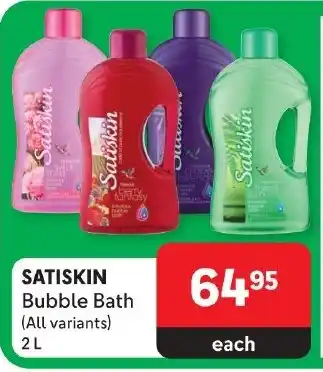 Makro SATISKIN Bubble Bath (All variants) 2L offer