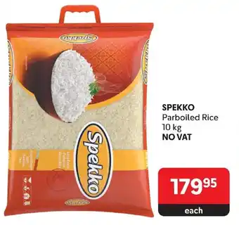 Makro SPEKKO Parboiled Rice 10kg offer