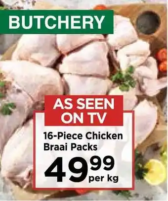 Food Lover's Market 16-Piece Chicken Braai Packs offer