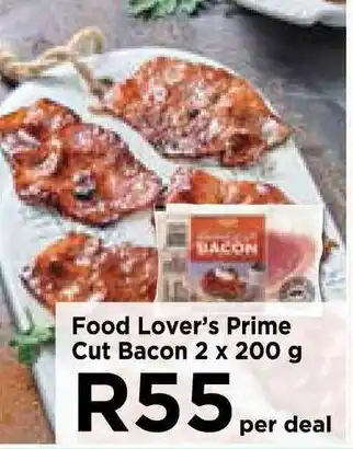 Food Lover's Market Food Lover's Prime Cut Bacon 2 x 200g offer