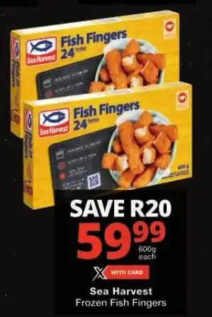 Checkers Sea Harvest Frozen Fish Fingers offer