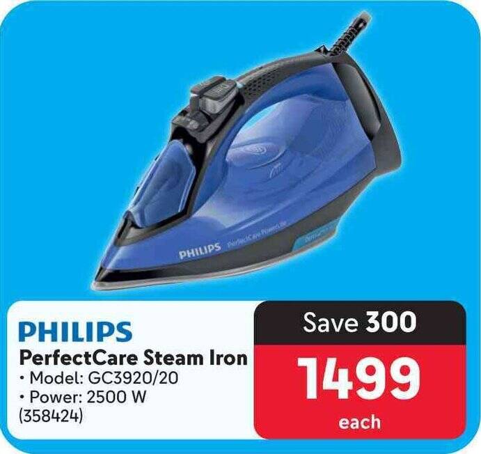 PHILIPS PerfectCare Steam Iron offer at Makro