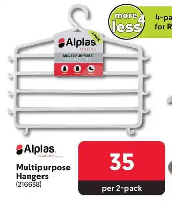 Makro Alplas Multipurpose Hangers offer