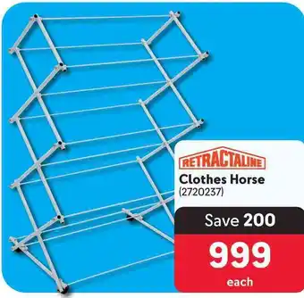 Makro RETRACTALINE Clothes Horse offer