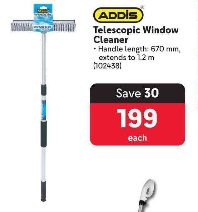 ADDIS Telescopic Window Cleaner offer at Makro