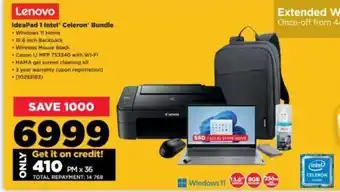 HiFi Corp Lenovo IdeaPad 1 Intel Celeron Bundle offer
