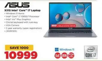 HiFi Corp ASUS X515 Intel Core i7 Laptop offer