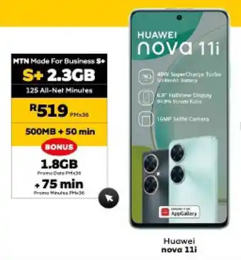 MTN Huawei nova 11i offer